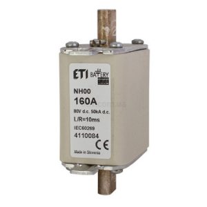 Запобіжник плавкий (вставка) NH-00 Battery 160A 80V DC, ETI