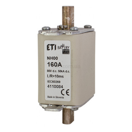 Запобіжник плавкий (вставка) NH-00 Battery 160A 80V DC, ETI