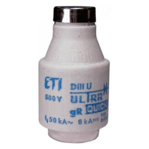Запобіжник плавкий (вставка) DIIIUQ63A/500V gR (50кА), ETI