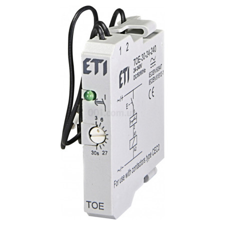 Таймер затримки електронний TOE-30-24-240 AC/DC (затримка вмикання 3-30с), ETI