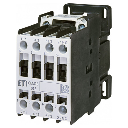 Контактор CEM 18.01 230V/AC 18A 7,5kW AC3, ETI