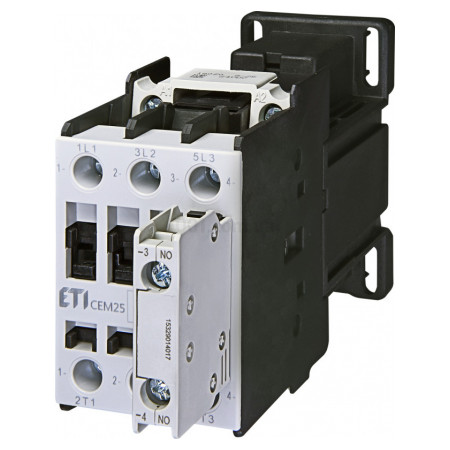 Контактор CEM 25.10 24V/DC 25A 11kW AC3, ETI