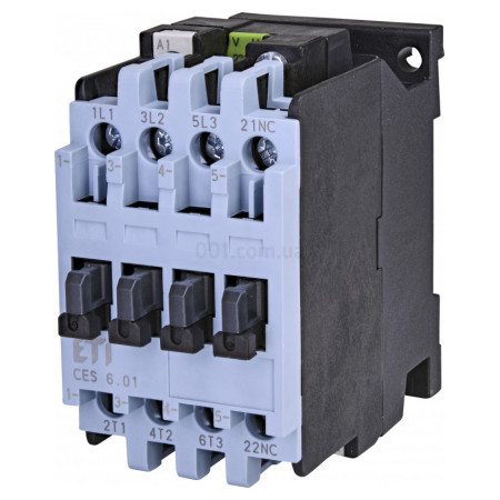 Контактор CES 6.01 230V/AC 6A 2,2kW AC3, ETI