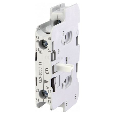 Блок додаткових контактів CES-BCSU 11 бічний (2-й рівень, 5.6A 230V) 1НВ+1НЗ, ETI