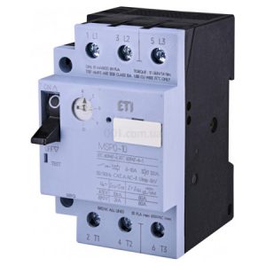 Автоматичний вимикач захисту двигуна MSP0-10 (3-4 kW, 6-10A), ETI