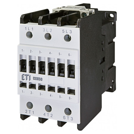 Контактор CEM 50.00 230V/AC 50A 22kW AC3, ETI