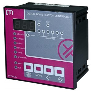 Регулятор реактивної потужності PFC-6 DA 6 ступенів 96×96 400В, ETI