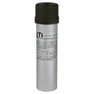 Конденсатор циліндричний трифазний LPC 2,5 кВАр (400В), ETI