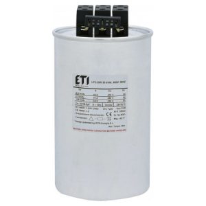 Конденсатор циліндричний трифазний LPC-DW 400В 30 кВАр, ETI
