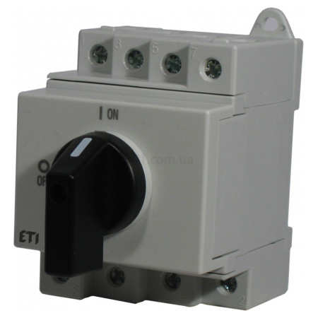 Вимикач навантаження LS 16 SMA A4 4P "1-0" 16A 1000V DC, ETI