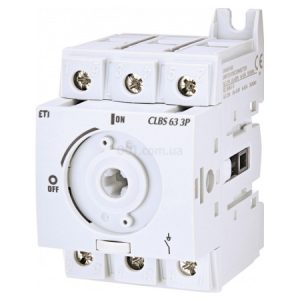 Вимикач навантаження CLBS 63 3P без рукоятки "1-0" 63A, ETI