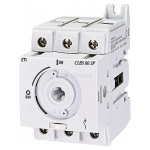 Вимикач навантаження CLBS 80 3P без рукоятки "1-0" 80A, ETI