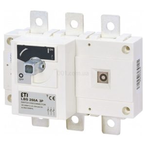 Вимикач навантаження LBS 250 3P "1-0" 250А, ETI