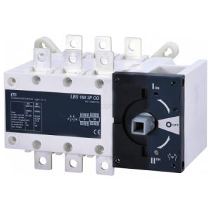 Перемикач навантаження LBS 160 3P CO "1-0-2" 160А, ETI