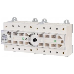 Перемикач навантаження CLBSV 100 3P CO I-0-II без рукоятки "1-0-2" 100A, ETI