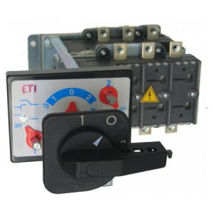 Перемикач навантаження LA 1/D 160A 3P CO "1-0-2", з виносною рукояткою, ETI