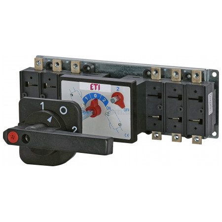 Перемикач навантаження LA 1/D 160A 3P COH "1-0-2", з виносною рукояткою, ETI