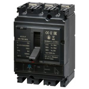 Автоматичний вимикач NBS-TMS 100/3L 3P 50A 36кА, ETI