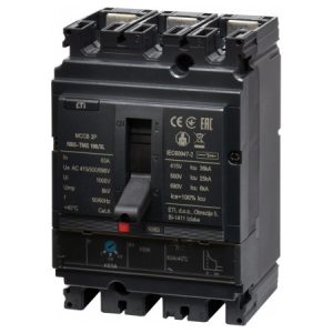 Автоматичний вимикач NBS-TMS 100/3L 3P 63A 36кА, ETI