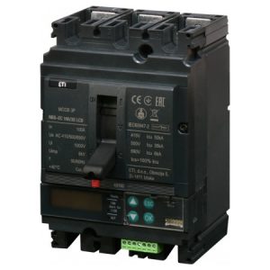 Автоматичний вимикач NBS-EC 100/3S LCD 3P 100A 50кА, ETI