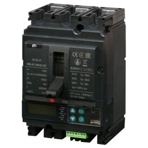Автоматичний вимикач NBS-EC 160/3S LCD 3P 160A 50кА, ETI