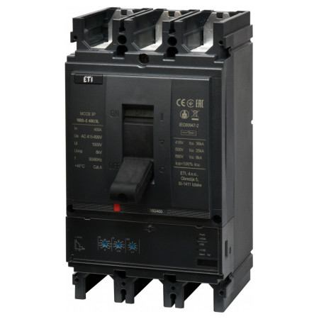 Автоматичний вимикач NBS-E 400/3L 3P 400A 36кА, ETI
