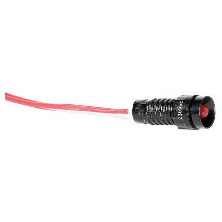 Лампа світлосигнальна 5мм 230V AC червона LS LED 5 R 230, ETI
