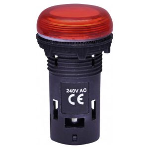 Лампа світлосигнальна LED матова 240V AC червона ECLI-240A-R, ETI