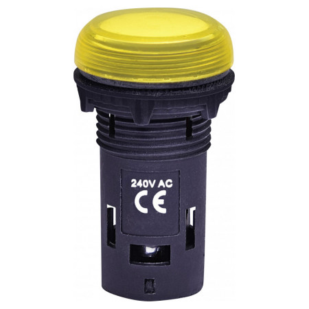 Лампа світлосигнальна LED матова 240V AC жовта ECLI-240A-Y, ETI