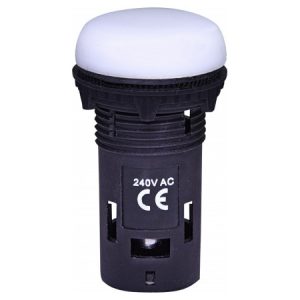 Лампа світлосигнальна LED матова 240V AC біла ECLI-240A-W, ETI