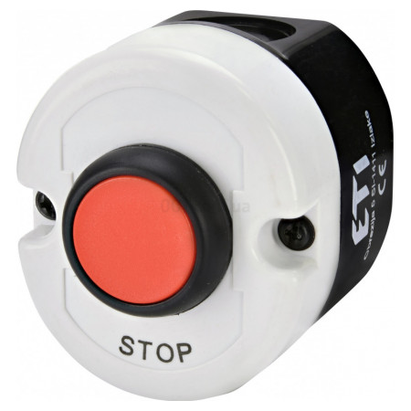 Пост кнопковий 1-модульний "STOP" ESE1-V2, ETI