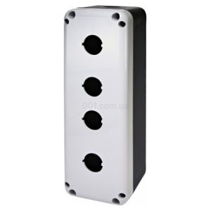 Корпус поста 4 отвори сіро-чорний ESB4, ETI