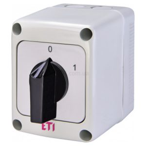 Перемикач кулачковий CS 16 90 PN 1p «0-1» 16А в корпусі IP65, ETI