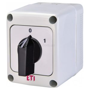 Перемикач кулачковий CS 16 91 PN 2p «0-1» 16А в корпусі IP65, ETI