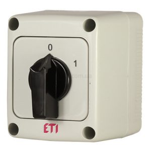 Перемикач кулачковий CS 25 91 PN 2p «0-1» 25А в корпусі IP65, ETI
