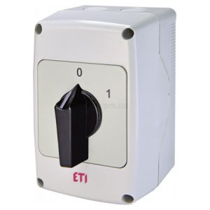 Перемикач кулачковий CS 40 10 PNG 3p «0-1» 40А в корпусі IP65, ETI