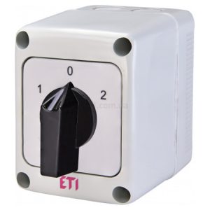 Перемикач кулачковий CS 16 53 PN 3p «1-0-2» 16А в корпусі IP65, ETI