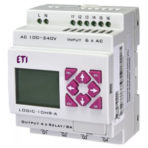Програмоване реле LOGIC-10HR-A 6 вх./4 вих. 100-240V AC, ETI