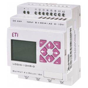 Програмоване реле LOGIC-12HR-D 8 вх./4 вих. 24V DC, ETI