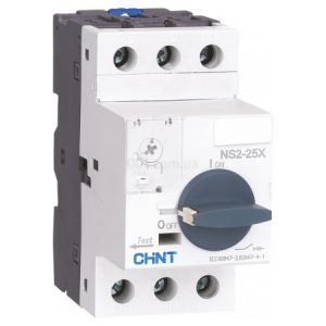 Автоматичний вимикач захисту двигуна NS2-25X 1-1.6A з поворотною ручкою, CHINT