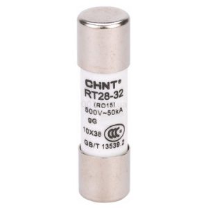 Запобіжник циліндричний RT28-32 10×38мм gG/gL 10A, CHINT