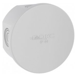 Коробка розподільча ∅65×35мм IP44 з кабельними вводами, DKC (БДК)
