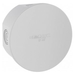 Коробка розподільча ∅80×40мм IP44 з кабельними вводами, DKC (БДК)