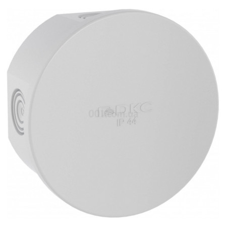 Коробка розподільча ∅80×40мм IP44 з кабельними вводами, DKC (БДК)
