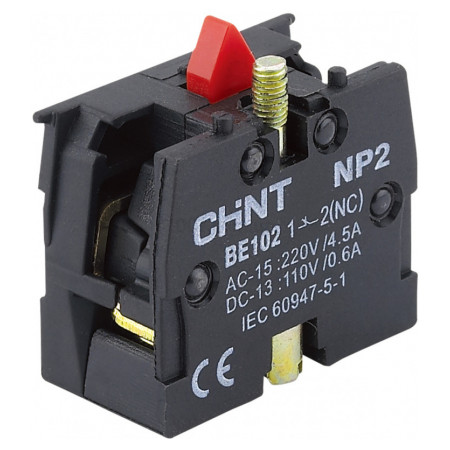 Блок контактний NP2-BE102 1НЗ, CHINT