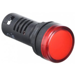 Світлосигнальний індикатор 230В AC/DC червоний ND16-22D/2, CHINT