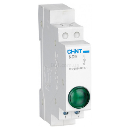 Індикатор модульний ND9-1/G AC/DC230В (LED) зелений, CHINT