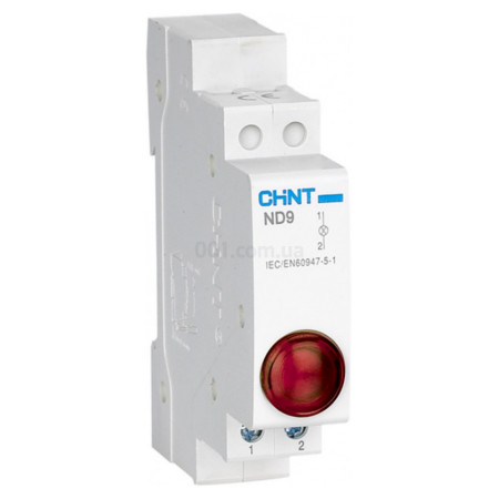 Індикатор модульний ND9-1/R AC/DC230В (LED) червоний, CHINT