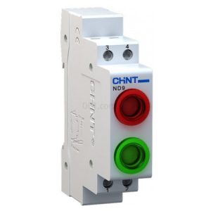 Індикатор модульний ND9-2/GR AC/DC230В (LED) зелений + червоний, CHINT