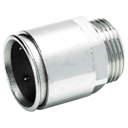 Муфта труба-коробка D40мм М40×1,5 нікельована латунь IP66/IP67, DKC (БДК)